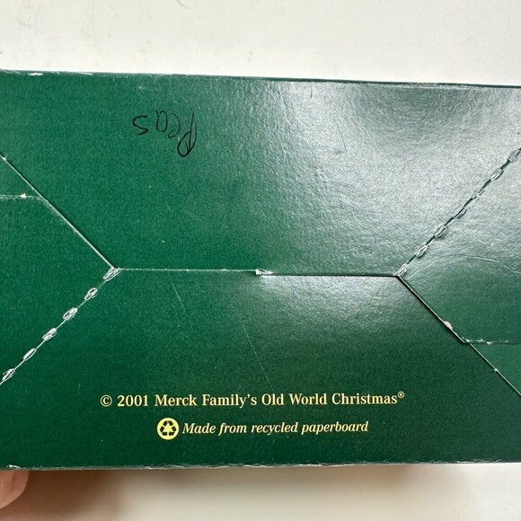 The Merck Family’s Old World Christmas "It's A Girl" Sigar Ornament In Box - Picture 11 of 11